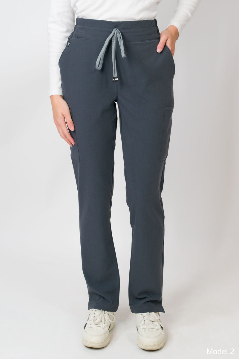 Ariana | Women's Mid-rise Slim Straight Pant