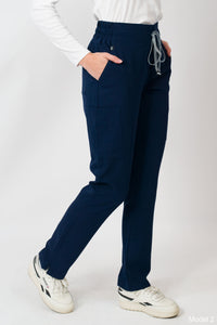 Ariana | Women’s Mid-rise Slim Straight Scrub Pant