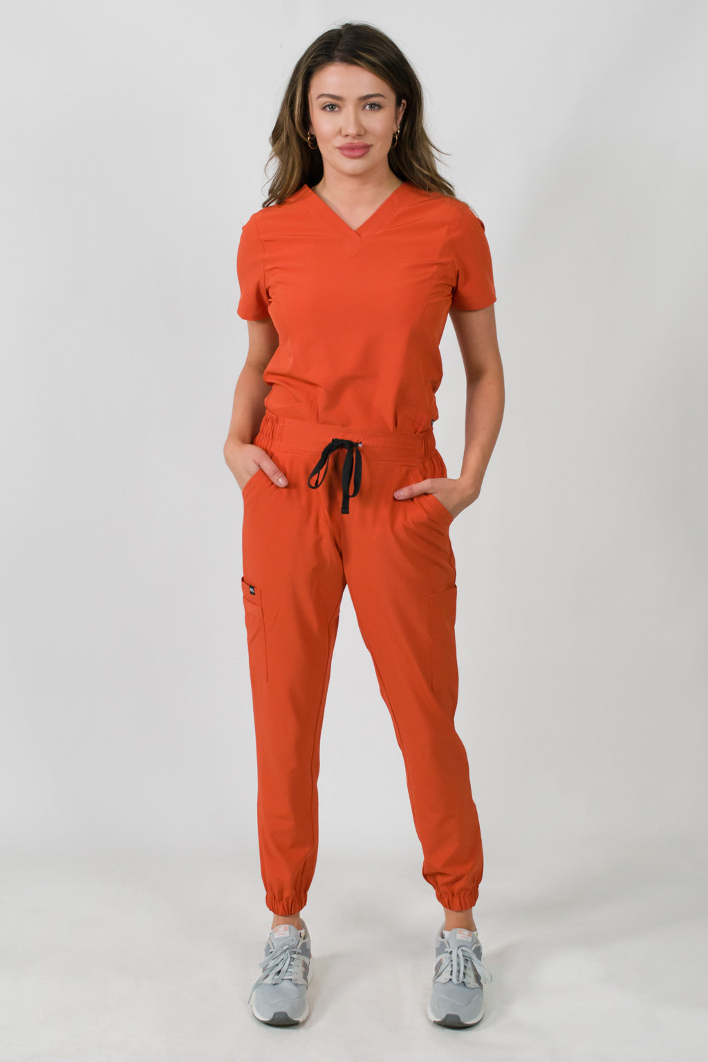 Olivia | Women's 4 Pocket Top Gathered Jogger Pants Set