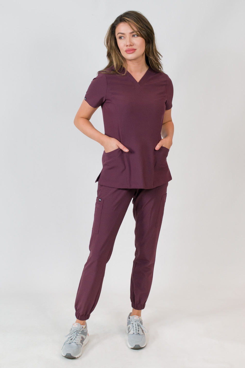 Olivia | Women's 4 Pocket Top Gathered Jogger Pants Set