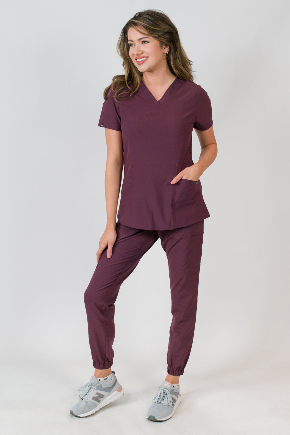 Olivia | Women's 4 Pocket Top Gathered Jogger Pants Set