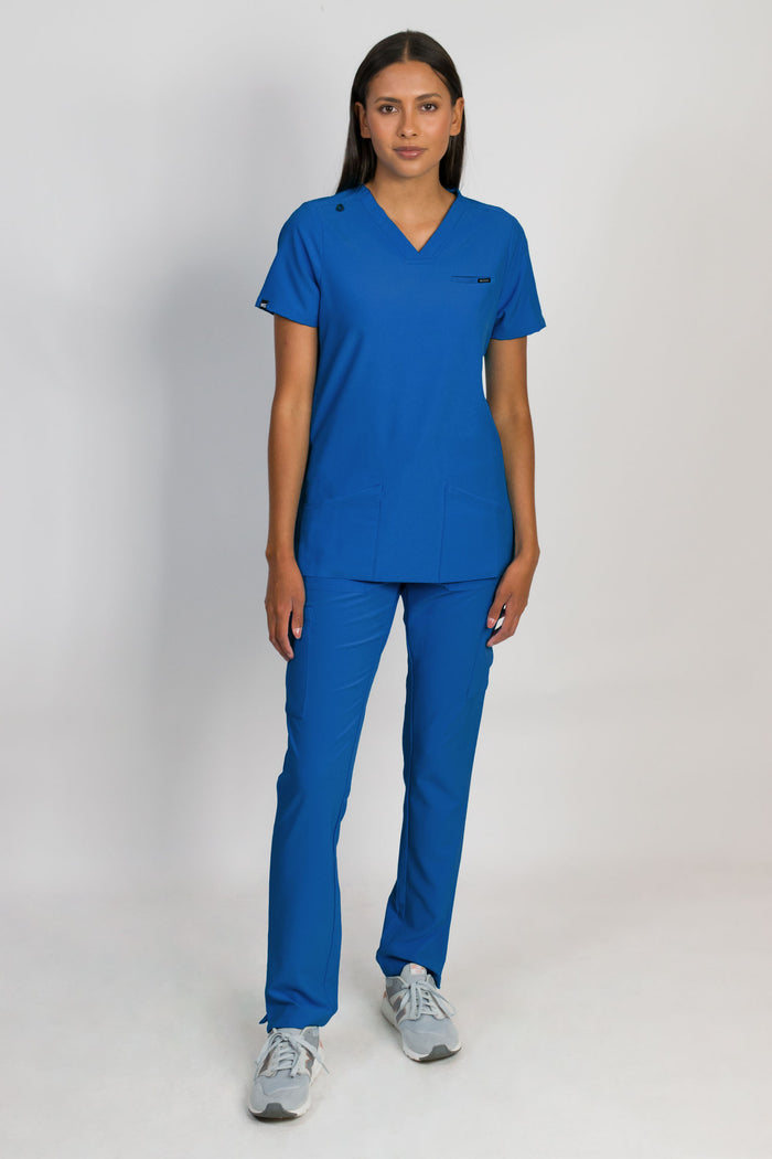 Liliana | Women's 4 Pocket Top slim straight leg pant set