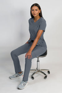 Liliana | Women's 4 Pocket Top slim straight leg pant set