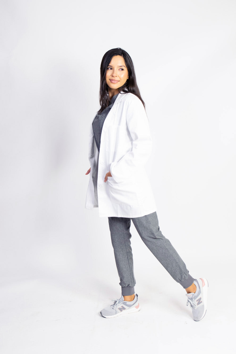 Women's White Lab Coat 33" and 39" Long